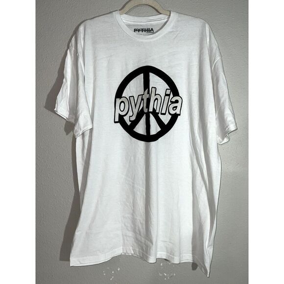 Pythia Clothing White Graphic Short Sleeve Casual Fit T-shirt (XL) - Picture 2 of 6
